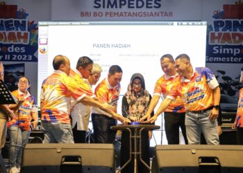 Walikota Pematangsiantar dr. Susanti Dewayani SpA Hadiri Acara Panen Hadiah Simpedes BRI Semester II Tahun 2023 & KPR Expo.