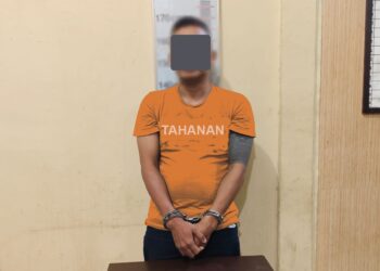 Polres Langkat Amankan Satu Pengedar Narkotika Jenis Sabu.