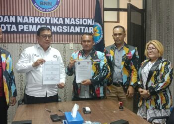Dalam Upaya Pencegahan dan Pemberantasan Penyalahgunaan Gelap Narkoba, PKN Kota Pematangsiantar Dengan BNN Lakukan Nota Kesepahaman.