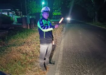 Polres Simalungun Gelar Blue Light Patrol Untuk Antisipasi Kejahatan Jalanan & Kecelakaan Lalu Lintas.