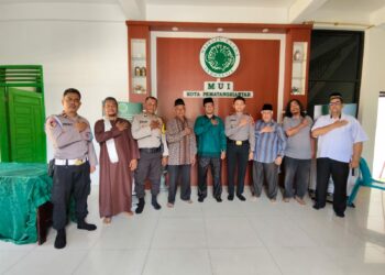 Mohon Doa & Dukungan , Kapolsek Siantar Barat Silaturahmi Ke Kantor DP MUI Kota Pematangsiantar.