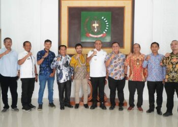 Pj. Bupati Langkat Faisal Hasrimy Terima Kunjungan PERADI Binjai - Langkat, Siap Hadiri Pelantikan Pengurus.