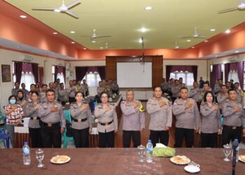 Polres Pematangsiantar Sambut Kunker Tim Supervisi Ditbinmas Polda Sumut.