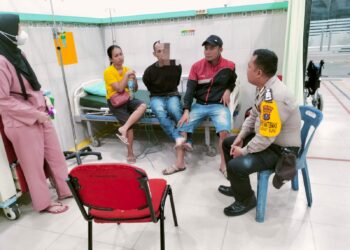Diduga Depresi, Bhabinkamtibmas Polsek Siantar Timur Cepat Amankan Warganya.