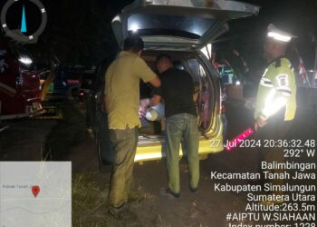 Polsek Tanah Jawa Resor Simalungun Menggelar Razia Dimalam Minggu.
