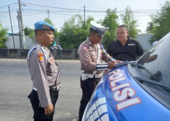 45 Pelanggar Lalu Lintas  Ditindak di Hari Terahir Ops Patuh Toba.