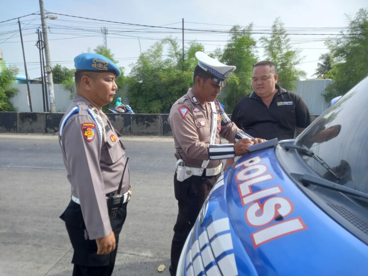 45 Pelanggar Lalu Lintas  Ditindak di Hari Terahir Ops Patuh Toba.