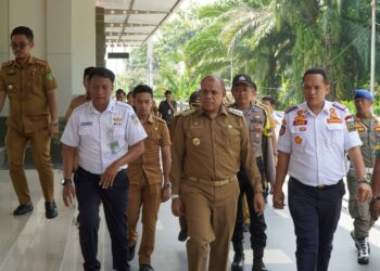 Pj. Bupati Langkat Faisal Hasrimy Ajak Masyarakat Gunakan Transportasi Kereta Api.