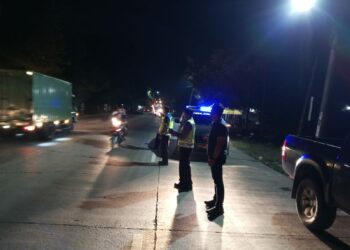 Polres Tebingtinggi Lakukan Patroli Pada Malam Hari Untuk Pembrantasan Geng Motor.