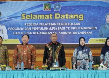 Pj. Bupati Langkat Buka Pelatihan LP3: TP. PKK Diharapkan Turut Sukseskan Pembangunan Daerah.