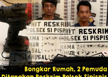 Pelaku Diamankan Polsek Sipispis.