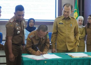 Pj. Bupati Langkat Faisal Hasrimy Dorong Percepatan Penurunan Stunting : Prevalensi Turun Signifikan.