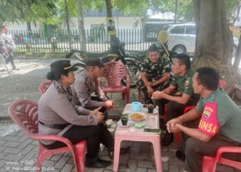 Sinergitas POLRI - TNI Menghadapi Operasi Mantap Praja Toba Menjelang Pilkada 2024.