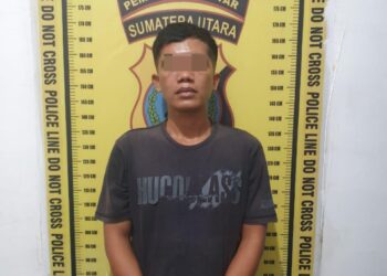 Curi Molen Cor Beton Kantor Lurah Simalungun, Polsek Siantar Selatan Tangkap Pelaku.