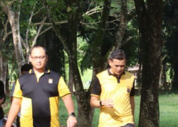 Kapolres Langkat Pantau & Ikut Kegiatan Kesamaptaan Jasmani Berkala.