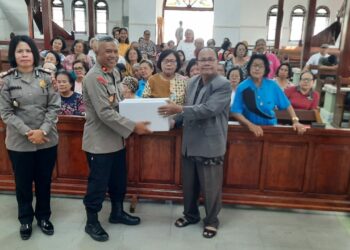 Berikan Masukan Kepada Jemaat, Polres Pematangsiantar Curhat Kamtibmas.