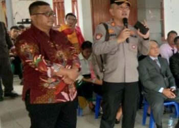 Kapolsek Serbalawan Hadiri Pesta Pembangunan Gereja HKBP Ebenezer : Ajak Jaga Toleransi & Iklim Politik Sejuk Jelang Pilkada 2024.
