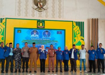 Kapolres Langkat Hadiri Pelantikan Pengurus Dewan Pimpinan Cabang Himpunan Nelayan Seluruh Indonesia.
