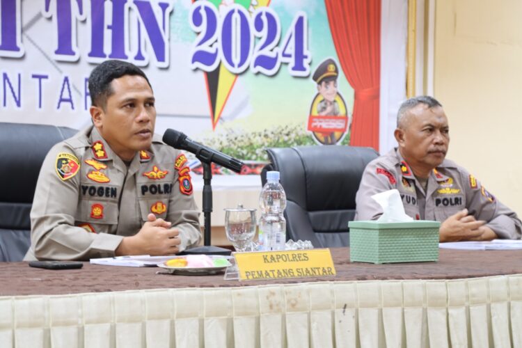 Anev GKTM Periode Semester I Tahun 2024, Kapolres Pematangsiantar Sukseskan Pon XXI Aceh - Sumut Dan Pilkada Serentak.