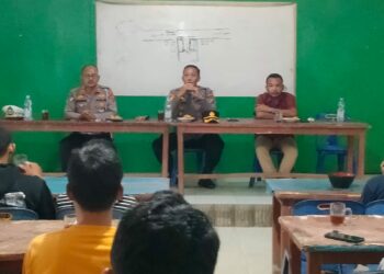 Polsek Tanah Jawa Gelar Penyuluhan Tertib Lalu Lintas & Bahaya Narkoba di Nagori Marubun Jaya.