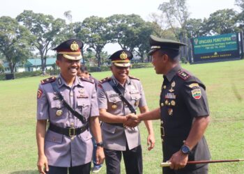 Wakapolres Pematangsiantar Hadiri Upacara Penutupan Dikmata TNI AD TA 2024.