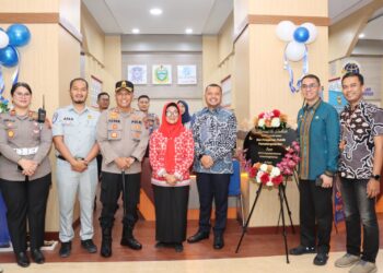 Kapolres Pematang Siantar Hadiri Acara Launching Mall Pelayanan Publik Kota Pematangsiantar.