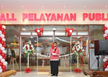 Wali Kota dr. Susanti Resmikan MPP Kota Pematangsiantar  di lantai 3 Ramayana Departement Store Jalan Sutomo.