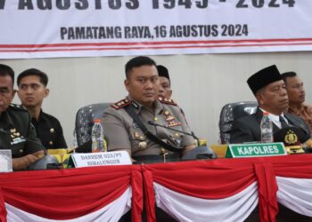 Kapolres Simalungun Hadiri Sidang Tahunan MPR RI & Sidang Bersama DPR RI Dalam Rangka HUT Ke - 79 Kemerdekaan Republik Indonesia Tahun 2024.