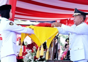 Upacara HUT Ke - 79 Kemerdekaan RI Tahun 2024 Kabupaten Simalungun Dipusatkan di Kota Perdagangan.