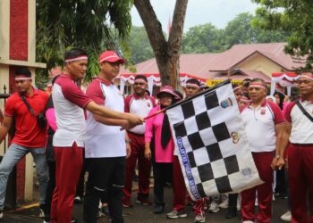 Polres Langkat Meriahkan HUT Kemerdekaan RI.