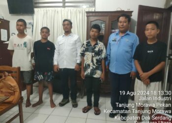Polsek Tanah Jawa Serahkan Anak Pelaku Pencurian Ke UPTD Pelayanan Sosial Anak Remaja Tanjung Morawa Untuk Pembinaan.