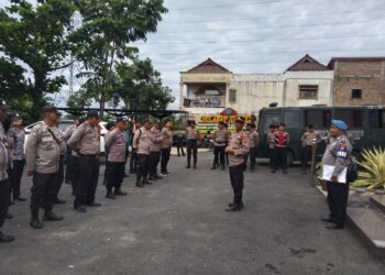 Polres Simalungun Amankan Aksi Unjuk Rasa Aliansi Gerakan Masyarakat Tutup TPL, Hakim Tolak Gugatan Praperadilan.