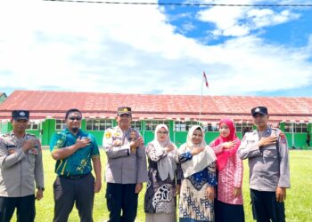 Cooling System Jelang Pilkada Serentak 2024, Sat Binmas Polres Pematangsiantar Sambangi Sekolah MTSA Ibnu Sina.