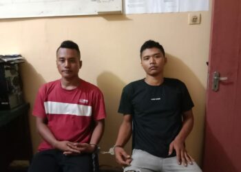 Polsek Serbalawan Resor Simalungun Tangkap Dua Tersangka Penyalahgunaan Narkotika, Ada Sabu 5,20 Gram & Alat Hisap.