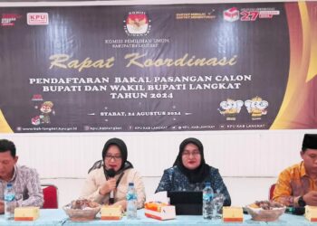Kapolres Langkat Hadiri Rapat Koordinasi Persiapan Pencalonan Bupati & Wakil Bupati Langkat 2024.