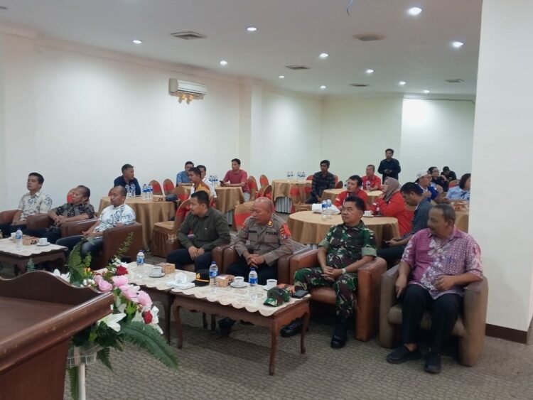 Polres Pematangsiantar Hadiri Rakor Pendaftaran Bakal Paslon Walikota & Wakil Walikota Pematangsiantar Tahun 2024.