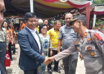 Polsek Bangun Resor Simalungun Menggelar Pengamanan Kegiatan PESPARANI 2024, Ribuan Umat Katolik Simalungun Berpartisipasi Meriah.