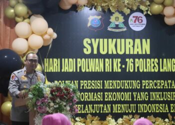 Acara Syukuran Polwan Langkat Ke - 76.
