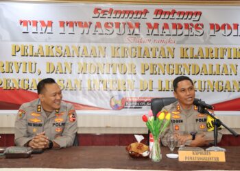 Kapolres Pematangsiantar Sambut Kunker Tim Supervisi Itwasum Mabes Polri.
