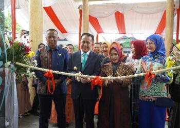Ny. Uke Retno Faisal Hasrimy Apresiasi Galeri Kreasi Sumut Sebagai Inovasi Pertama di Indonesia.