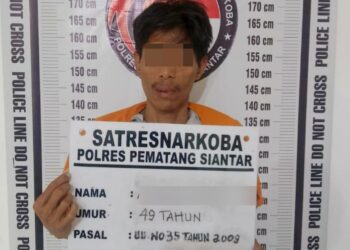 Miliki Sabu 1,43 Gram , Sat Resnarkoba Polres Pematangsiantar Amankan Pria di Jalan Nagur.