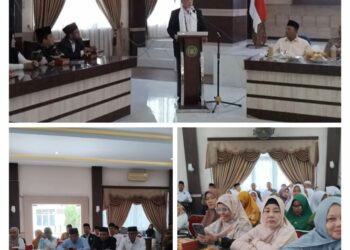 Kapolres Langkat Hadiri Kegiatan Stadium General Pendidikan Tinggi Kader Ulama MUI Kabupaten Langkat.