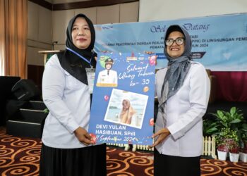 Wali Kota dr. Susanti Hadiri Kegiatan Orientasi PPPK Tahun 2024, di ballroom lantai VI Sapadia Hotel Pematangsiantar.