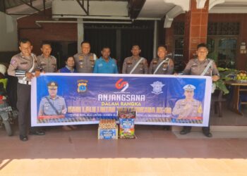 Satlantas Polres Simalungun Gelar Anjangsana Dalam Rangka Hari Lalu Lintas Bhayangkara Ke - 69, Pererat Silaturahmi Dengan Purnawirawan & Warakawuri.