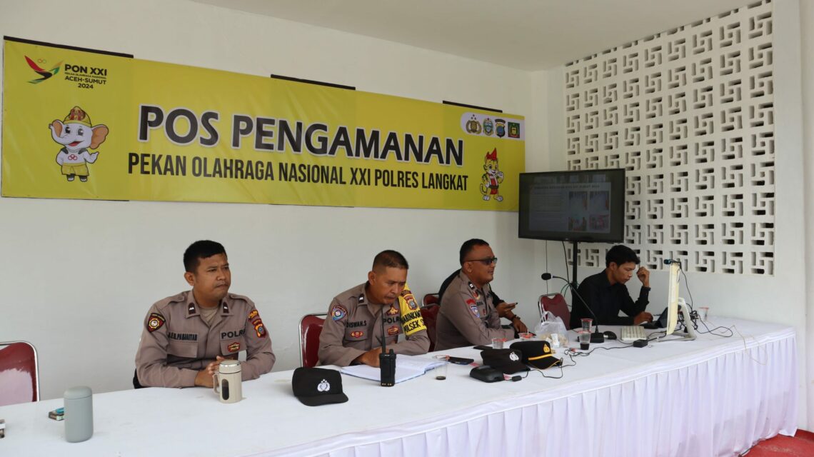 Polres Langkat Cek Kesiapan Venue PON Aceh - Sumut.