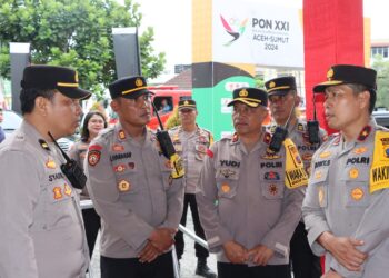 Wakapolda Sumut Tinjau Venue PON XXI Cabor Tinju Di Kota Pematangsiantar.
