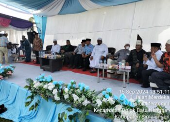 Polsek Serbalawan Amankan Tabliq Akbar Peringatan Maulid Nabi Muhammad SAW, Ribuan Jamaah Hadir di Dolok Batu Nanggar.
