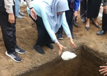 Wali Kota Pematangsiantar dr. Susanti Hadiri Sekaligus Melakukan Peletakan Batu Pertama Pembangunan Gedung Sekolah Minggu, Gedung Pastori & Gedung Pertemuan Gereja Bethel Indonesia (GBI) New Covenant Community (NCC).