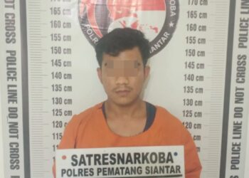 Polres Pematangsiantar Tangkap Residivis Miliki Sabu 1.35 Gram.