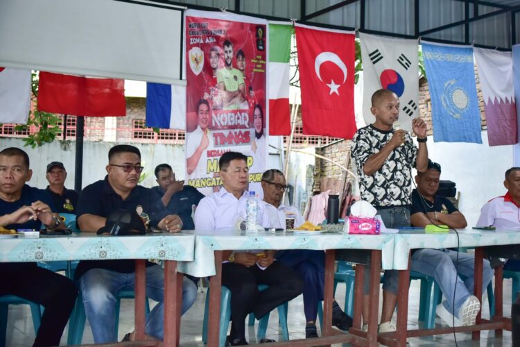 "Bang Ojol" Dukung Mangatas Silalahi-Ade Sandrawati Purba.